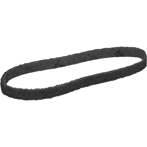 Courroie de conditionnement de surface Scotch-Brite, 1/2" la x 18" lo, Oxyde d'aluminium, Grain Super fin Air Extreme Inc.