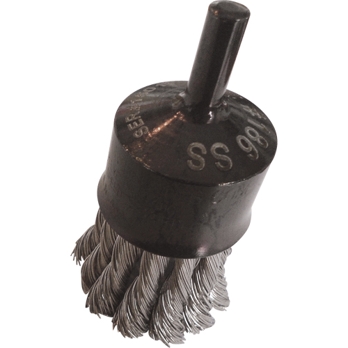 Knotted Wire End Brushes, 1" Dia., 0.014" Wire Dia., 1/4" Shank Air Extreme Inc.