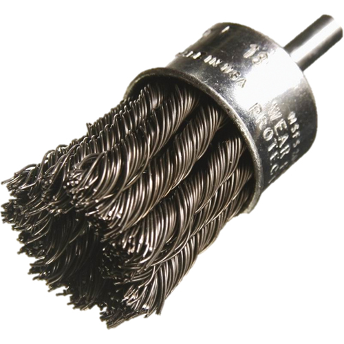 Knotted Wire End Brushes, 3/4" Dia., 0.014" Wire Dia., 1/4" Shank Air Extreme Inc.