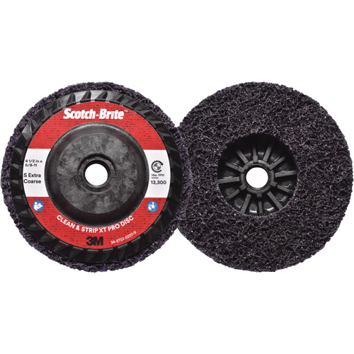 Scotch-Brite Clean & Strip XT Pro Disc, 4-1/2" Dia., Extra Coarse Grit, Silicon Carbide Air Extreme Inc.