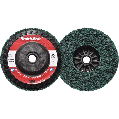 Scotch-Brite Clean & Strip XT Pro Extra Cut Disc, 4-1/2" Dia., Extra Coarse Grit, Aluminum Oxide Air Extreme Inc.