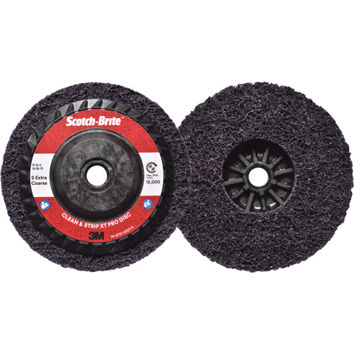 Disque  Clean and Strip  XT Pro Scotch-Brite, 5" dia., Grain Extra grossier, Carbure de silicium Air Extreme Inc.