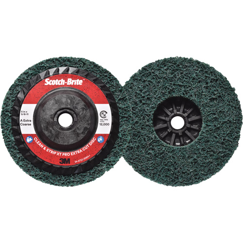 Scotch-Brite Clean & Strip XT Pro Extra Cut Disc, 5" Dia., Extra Coarse Grit, Aluminum Oxide Air Extreme Inc.