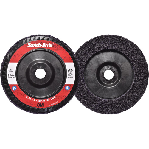 Disque  Clean and Strip  XT Pro Scotch-Brite, 7" dia., Grain Extra grossier, Carbure de silicium Air Extreme Inc.