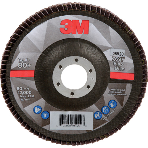 Disque &agrave; lamelles 769F, 5" x 7/8", Type 29, Grain 80+, C&eacute;ramique Air Extreme Inc.
