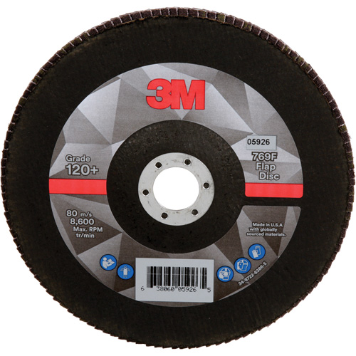769F Quick Change Flap Disc, 7" x 7/8", Type 27, 120+ Grit, Aluminum Oxide/Ceramic Air Extreme Inc.