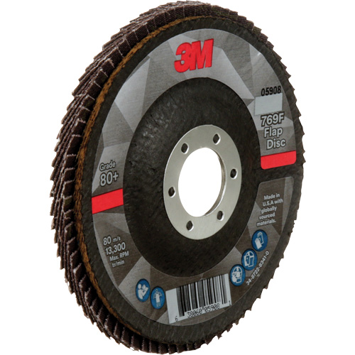 Disque &agrave; lamelles &agrave; changement rapide 769F, 4-1/2" x 7/8", Type 29, Grain 80+, C&eacute;ramique Air Extreme Inc.