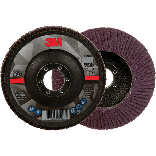 Disque &agrave; lamelles &agrave; changement rapide 769F, 4-1/2" x 7/8", Type 29, Grain 80+, C&eacute;ramique Air Extreme Inc.