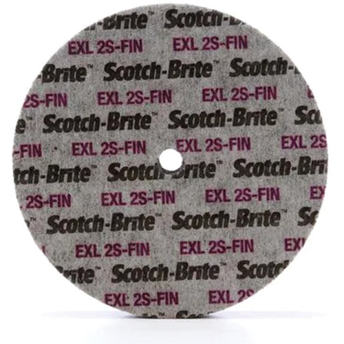 Meule unitaris&eacute;e EXL Scotch-Brite, 6" x 1/4", Arbre de 1/4", Grain de Fin, Carbure de silicium Air Extreme Inc.
