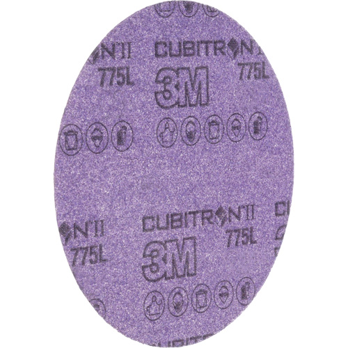 Cubitron II Hookit 775L Series Film Disc, 6" Dia., 240+ Grit, Ceramic, 3 mils Air Extreme Inc.