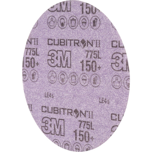Cubitron II Hookit 775L Series Film Sanding Disc, 6" Dia., 150+ Grit, Ceramic, 3 mils Air Extreme Inc.