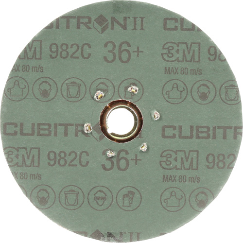 Cubitron II 982C Fibre Disc, Ceramic, 36+, 5" Dia Air Extreme Inc.