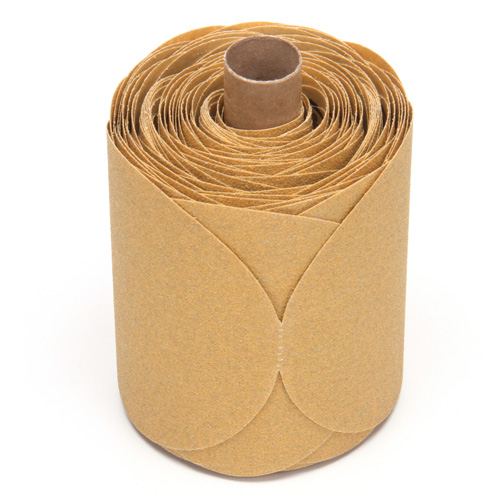 Stikit Gold Paper 216U Disc Roll, Aluminum Oxide, 5" W x 52' L, P80 Grit Air Extreme Inc.