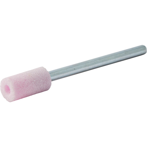 Vitrified Bond Mounted Point, B135, Aluminum Oxide, 1/4" Dia., 1/2" L, 80 Grit Air Extreme Inc.
