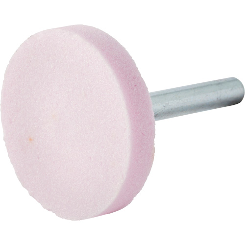 Vitrified Bond Mounted Point, W235, Aluminum Oxide, 1-1/2" Dia., 1/4" L, 80 Grit Air Extreme Inc.