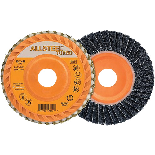Turbo Flap Disc, 4-1/2" x 5/8"-11, 80 Grit, Zirconia Alumina Air Extreme Inc.