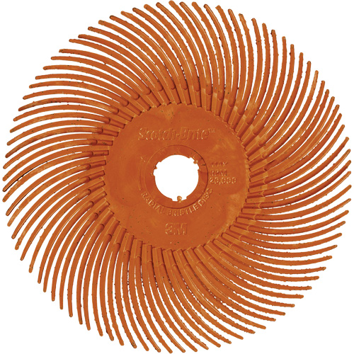 Scotch-Brite Type C Precision Radial Bristle Brush PN-RB, Ceramic, 80+ Grit, 2" Dia. Air Extreme Inc.