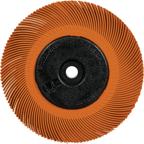 Scotch-Brite Type C Precision Radial Bristle Brush PN-RB with Flange, Ceramic, 80+ Grit, 7-5/8" Dia. Air Extreme Inc.