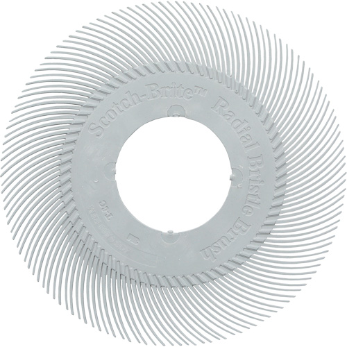 Scotch-Brite Type C Precision Radial Bristle Brush PN-RB without Adapter, Ceramic, 120+ Grit, 7-5/8" Dia. Air Extreme Inc.