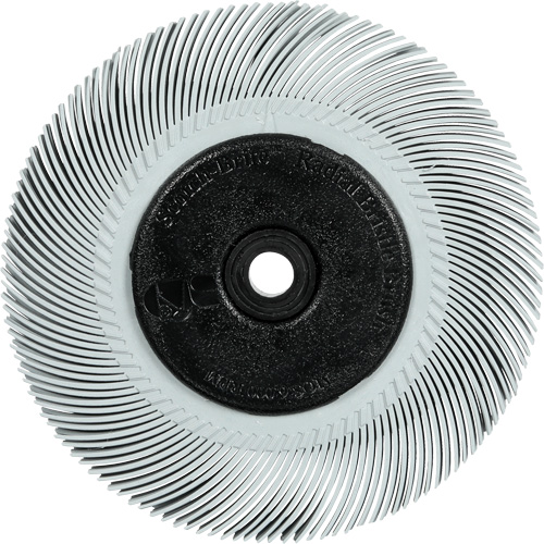 Scotch-Brite Type C Precision Radial Bristle Brush PN-RB with Flange, Ceramic, 120+ Grit, 7-5/8" Dia. Air Extreme Inc.