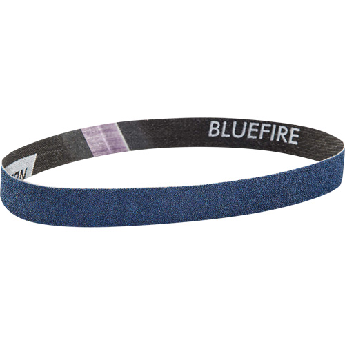 Courroie abrasive en tissu Bluefire, 3/4" la x 18" lo, Alumine de zirconium, Grain 120 Air Extreme Inc.