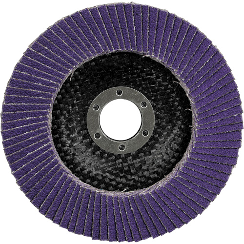 Disque &agrave; lamelles conique 1169F Cubitron 3, 5" x 7/8", Type T29, Grain 80+, C&eacute;ramique Air Extreme Inc.