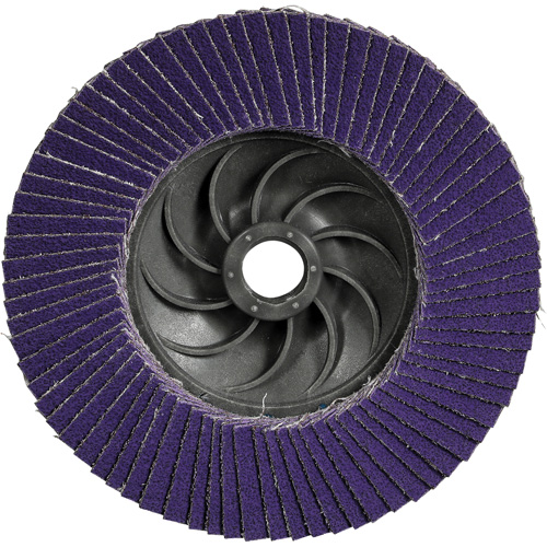 Disque &agrave; lamelles Cubitron 3 1169F, 5" x 5/8"-11, Type T27, Grain 80+, C&eacute;ramique Air Extreme Inc.