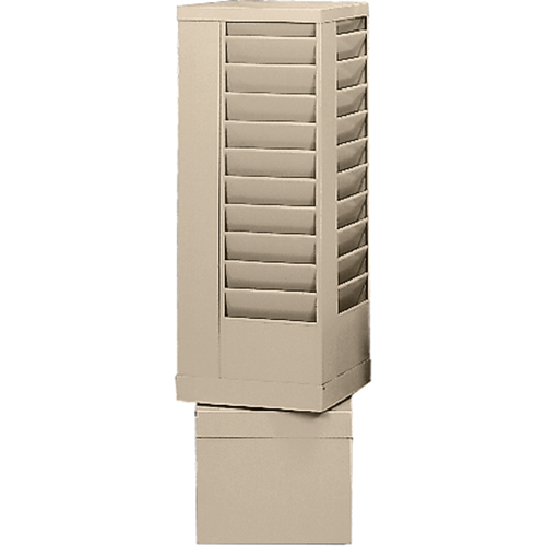 Literature Storage Racks, Rotating, 44 Slots, Steel, 14-1/8" W x 14-1/8" D x 48-1/2" H Air Extreme Inc.