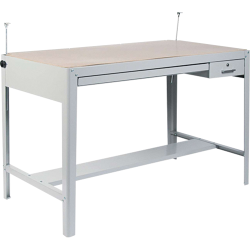 Base pour table &agrave; dessin de pr&eacute;cision, 56-3/8" la x Gris Air Extreme Inc.