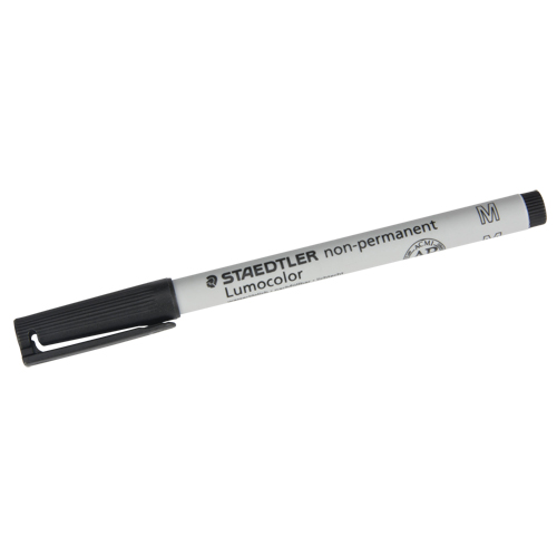 Lumocolor&reg; Non Permanent Medium Tip Black Marker, Black, Medium Tip Air Extreme Inc.