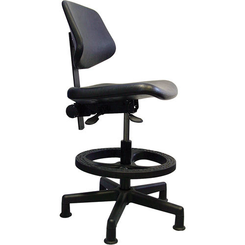 Ergonomic Seating, Polyurethane, Black, 250 lbs. Capacity Air Extreme Inc.