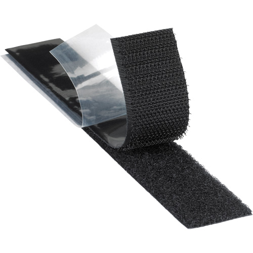 Plasticizer Resistant Fastener, Loop, 50 yds x 2", Adhesive, Black Air Extreme Inc.
