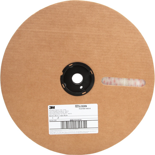 Fastener, Loop, 50 yds x 5/8", Adhesive, White Air Extreme Inc.