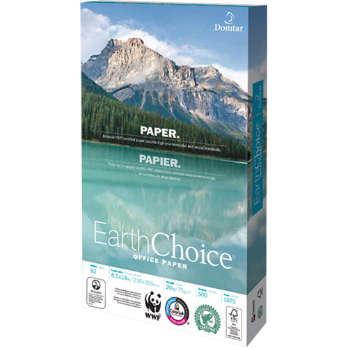 EarthChoice&reg; Office Paper, FSC, 8-1/2" x 14", 20 lbs., White Air Extreme Inc.