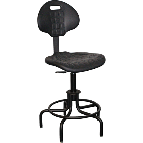 Tabouret avec dossier de s&eacute;rie 6000, Stationnaire, Ajustable Hauteur, Capacit&eacute; 250 lb Air Extreme Inc.