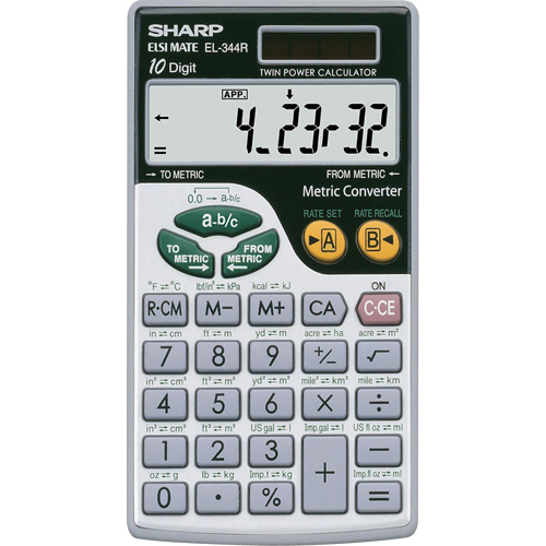 Calculatrice m&eacute;trique Air Extreme Inc.