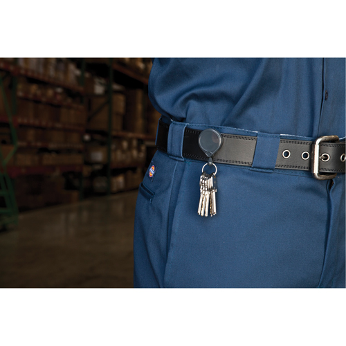 Anneaux &agrave; cl&eacute;s r&eacute;tractables Mini-Bak, Plastique, C&acirc;ble 36", Fixation Agrafe de ceinture Air Extreme Inc.