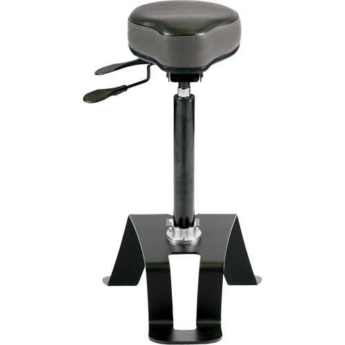 Chaise ergonomique assis-debout TA180, Vinyle Si&egrave;ge, Noir Air Extreme Inc.