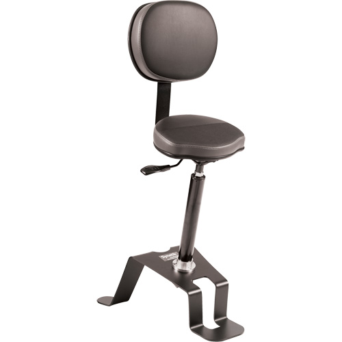 Chaise ergonomique assis-debout TA300, Position assise/debout, Vinyle Si&egrave;ge, Noir Air Extreme Inc.