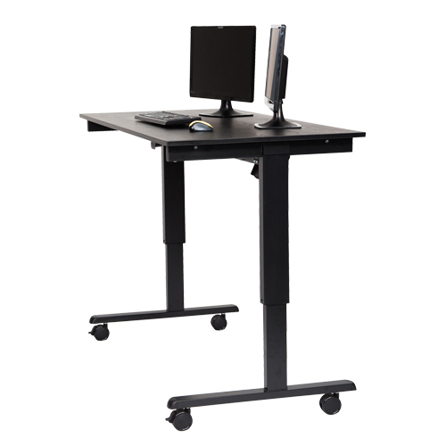 Bureau ajustable pour travail debout, , 45-1/4" h x 29-1/2" p, Noir Air Extreme Inc.