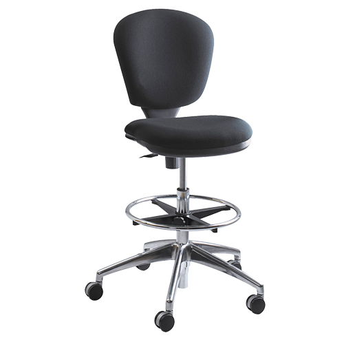 Chaise &agrave; hauteur ajustable Metro, Tissu, Noir, Capacit&eacute; 250 lb Air Extreme Inc.