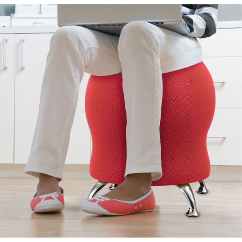 Zenergy Ball Chair, Fabric, Red, 250 lbs. Capacity Air Extreme Inc.