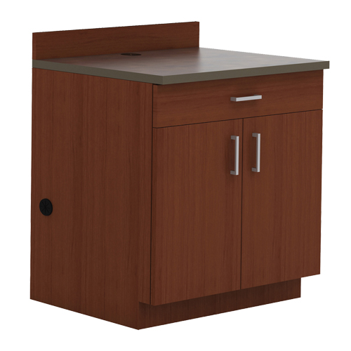 Modular Base Cabinet, Melamine, 39" H x 36" W x 25" D, Mahogany Air Extreme Inc.