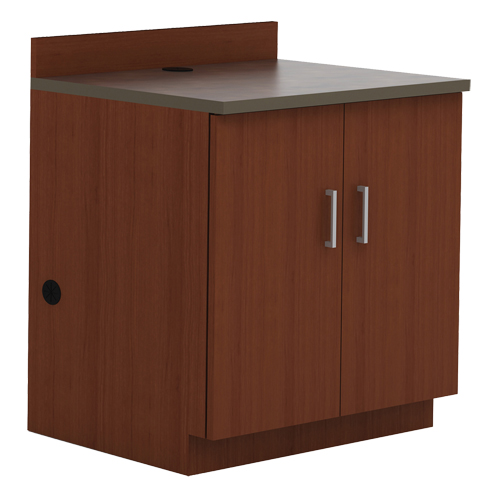 Modular Base Cabinet, Melamine, 2 Shelves, 39" H x 36" W x 25" D, Mahogany Air Extreme Inc.