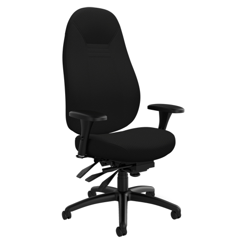 High Back Comfort Chair, Polyester, Black, 300 lbs. Capacity Air Extreme Inc.