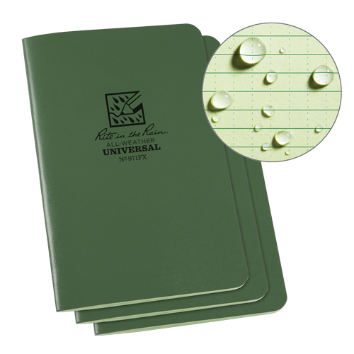 Notebook, Soft Cover, Green, 48 Pages, 4-5/8" W x 7" L Air Extreme Inc.