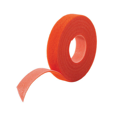 Ruban pour gestion des c&acirc;bles One-Wrap, Boucle et crochet, 25 vg x 3/4", Auto-aggripant, Orange Air Extreme Inc.