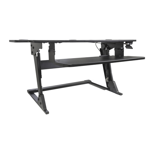 Poste de travail assis-debout Goya, Mod&egrave;le de bureau, 20" h x 42" la x 16" p, Noir Air Extreme Inc.