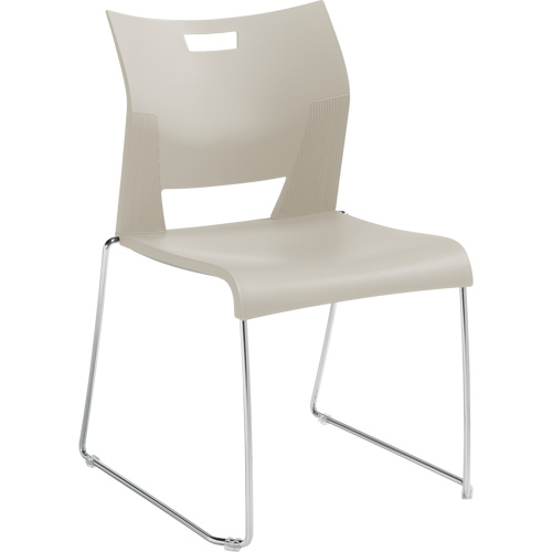 Duet Armless Training Chair, Plastic, 33-1/4" High, 350 lbs. Capacity, White Air Extreme Inc.