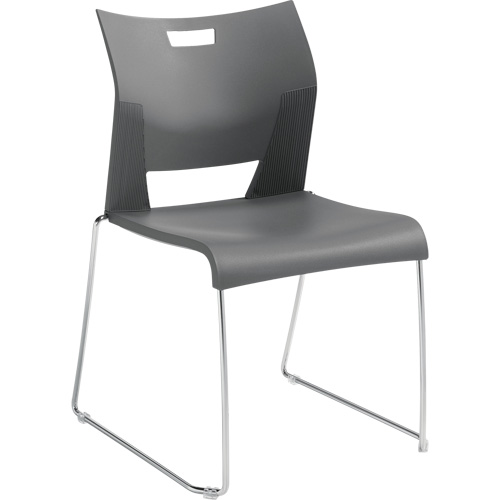 Chaise de formation sans bras Duet, Plastique, Hauteur 33-1/4", Capacit&eacute; 350 lb, Gris Air Extreme Inc.